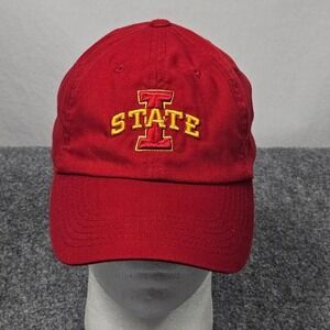 Iowa State Cyclones Hat Red Top of the World Strapback Embroidered Ames NCAA